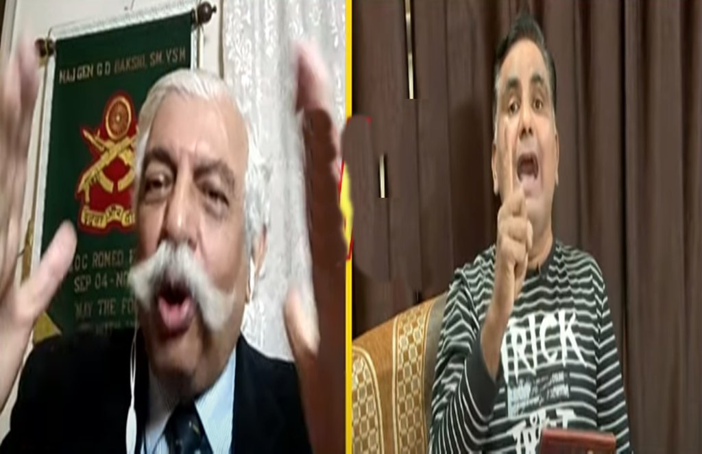 डिबेट में बख्शी ने कहा- अर्नब पीएमओ से बात करते हैं। पीएम ने हर भारतीय नागरिक को इसका अधिकार दिया है। (वीडियो स्क्रीनशॉट)