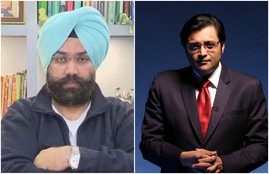 farmers Protest, Farmers Law, Delhi, Lal Qila, Red Fort, ghazipur, arnab goswami, live TV debate, poochta hai bharat, jansatta