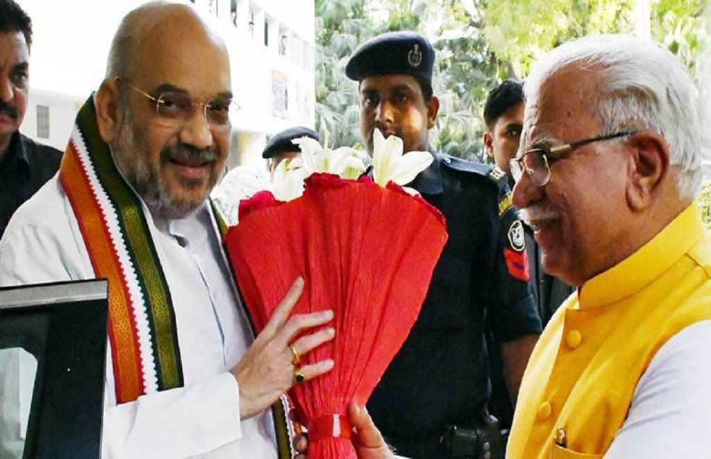 farmers protest,Haryana,Amit Shah, manoharlal khattar