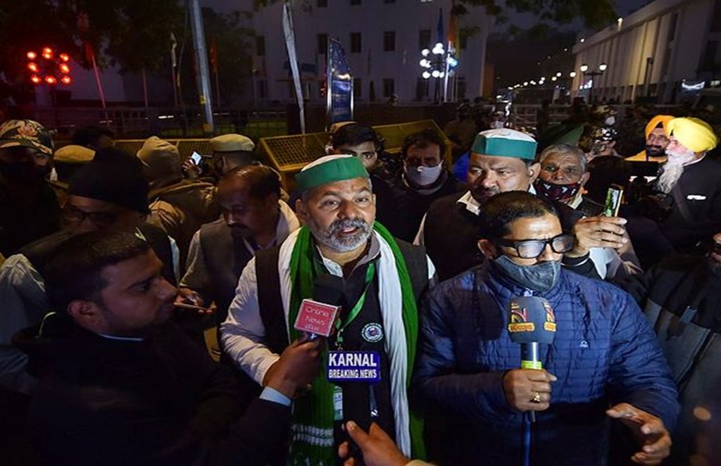 किसान नेता राकेश टिकैत। (PTI)