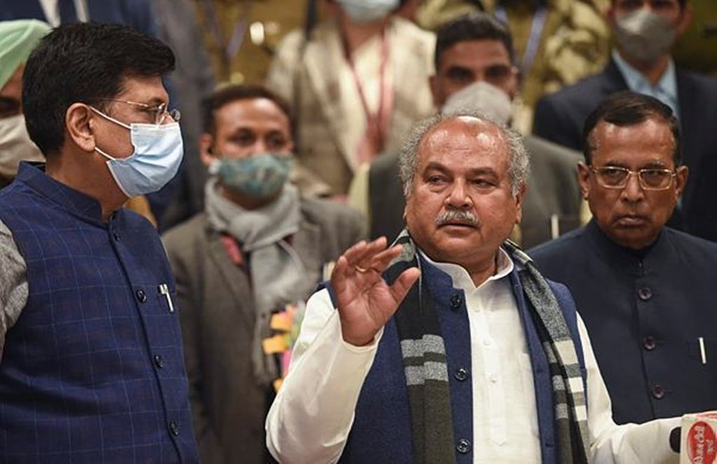 केंद्रीय कृषि मंत्री नरेंद्र सिंह तोमर (फोटो-PTI)। 