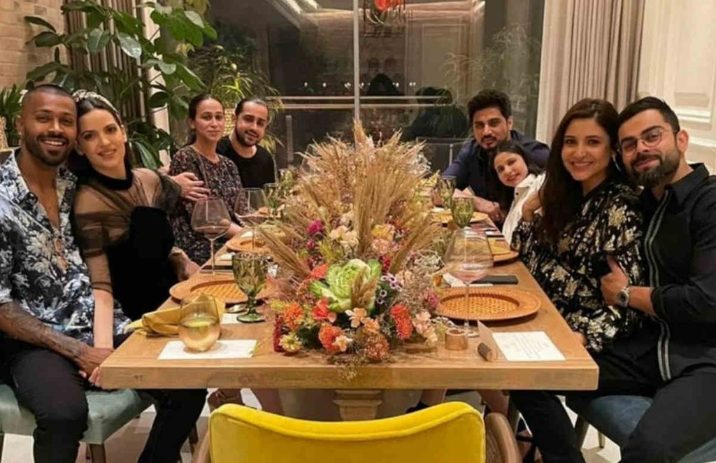 Virat Kohli, Anushka Sharma, Hardik Pandya