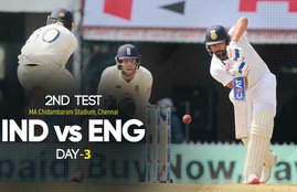 India vs England 2nd Test 3rd Day Live Cricket Score