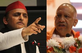 Akhilesh Yadav, Yogi Adityanath, UP