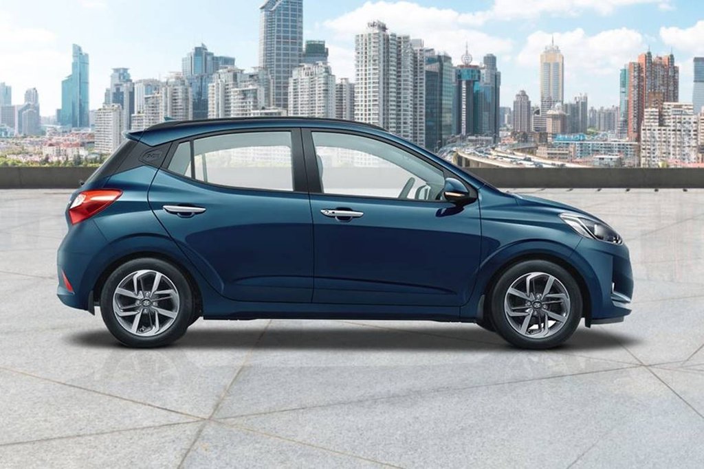 Hyundai Grand i10 कार। सोर्स: sapphirehyundai.dealersites.in