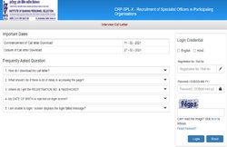 IBPS SO Admit Card 2021: स्पेशलिस्ट ऑफिसर के इंटरव्यू कॉल लेटर जारी, एक क्लिक में करें डाउनलोड