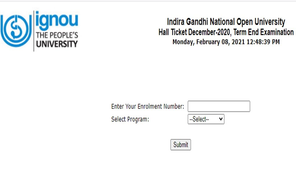 ignou.ac.in, ignou tee 2020, ignou tee 2020 admit card, ignou december tee exam schedule, ignou hall ticket,