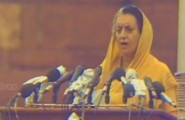 Indira gandhi, protest, redfort