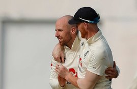 Jack Leach found himself at the receiving end of a third umpiring error