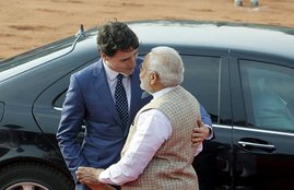 justin trudeau, pm modi