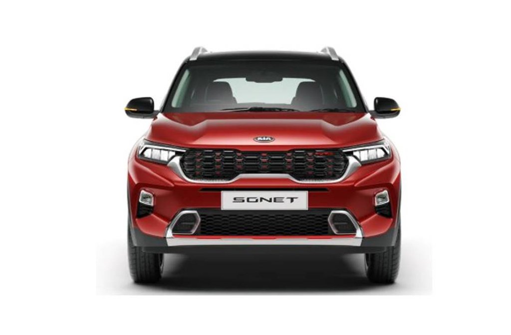 Kia Sonet कार। फोटो सोर्स: Kia Website
