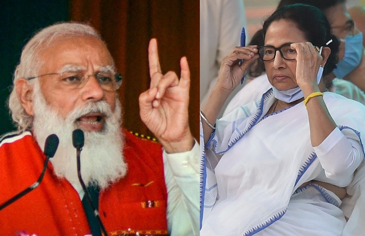 Narendra Modi, Mamata Banerjee, Bengal