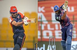 T10 League 2021, T10 League, Rahmanullah Gurbaz, Evin Lewis, Delhi Bulls, Deccan Gladiators, Kieron Pollard