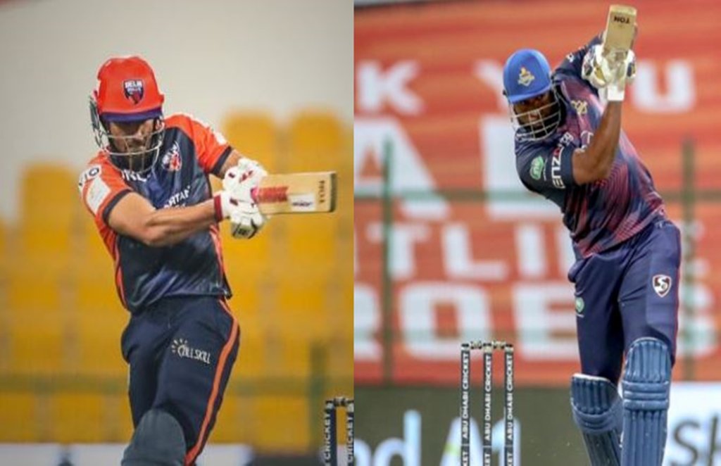 T10 League 2021, T10 League, Rahmanullah Gurbaz, Evin Lewis, Delhi Bulls, Deccan Gladiators, Kieron Pollard