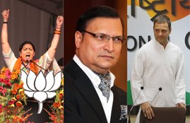 Rajat Sharma, Rahul Gandhi, Smriti Irani