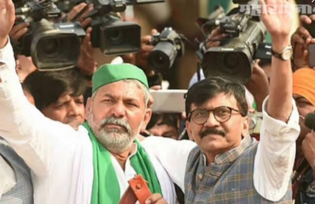 Sanjay Raut, Rakesh Tikait, agitators, Kisaan, Farmer Protest, Sanjay Raut, Entertainment News, Bollywood News,