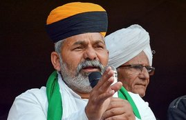 Rakesh Tikait, farmers protest, delhi police
