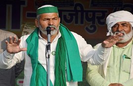 Rakesh Tikait, Kisan Protest, Ghazipur border,