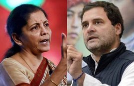 Nirmala Sitharaman, Rahul Gandhi
