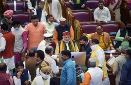 Finance Minister Suresh Khanna, UP Budget 2021-22, Yogi Adityanath