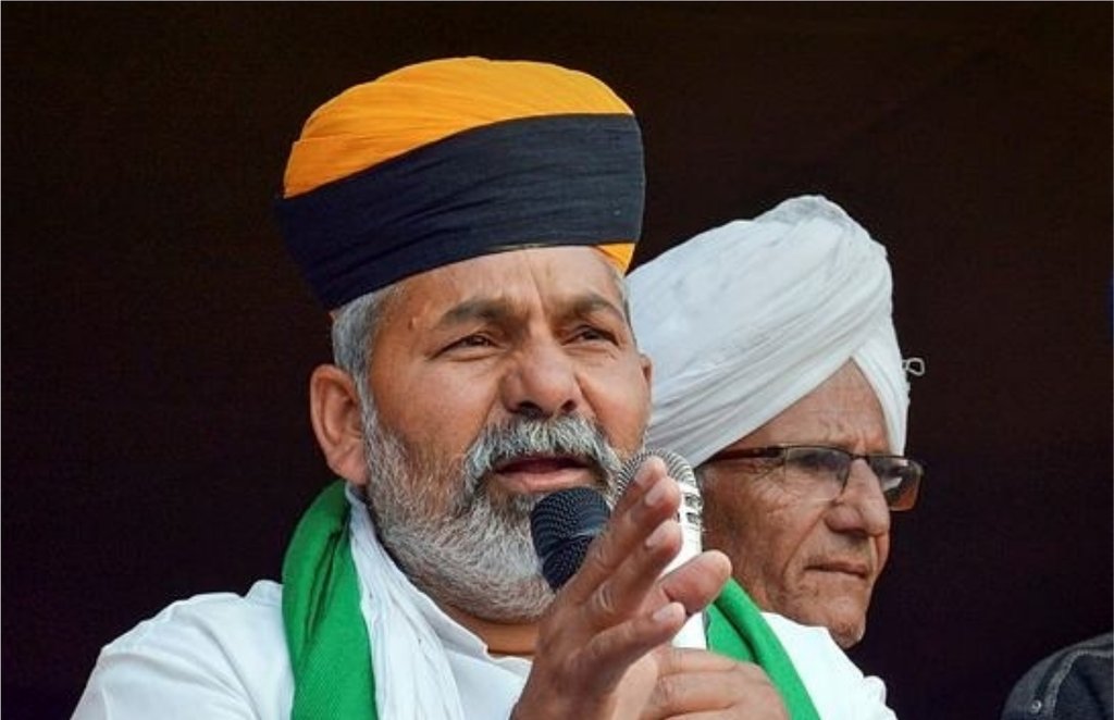 rakesh tikait , farmer protest , farm laws