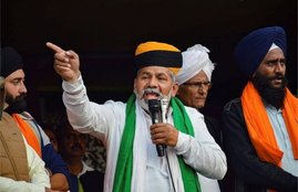 rakesh tikait , farmer protest , farm laws