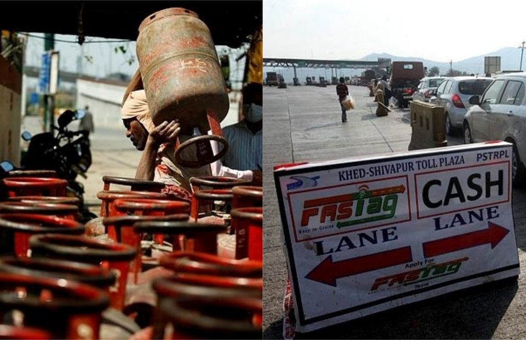 fastag , gas cylinder , february
