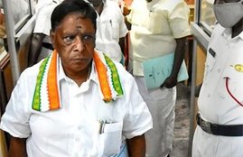 puducherry , congress , narayansamy