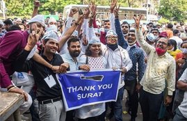 surat , gujrat , civic polls
