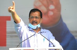 arvind kejirwal , merrut , kisan mahapanchayat