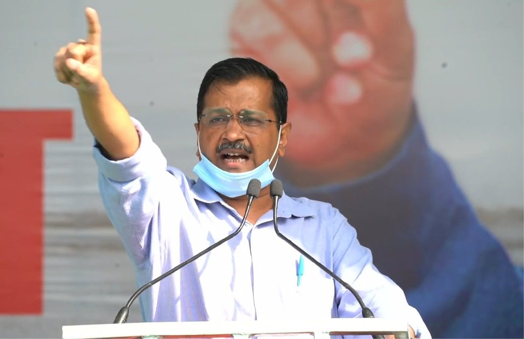arvind kejirwal , merrut , kisan mahapanchayat