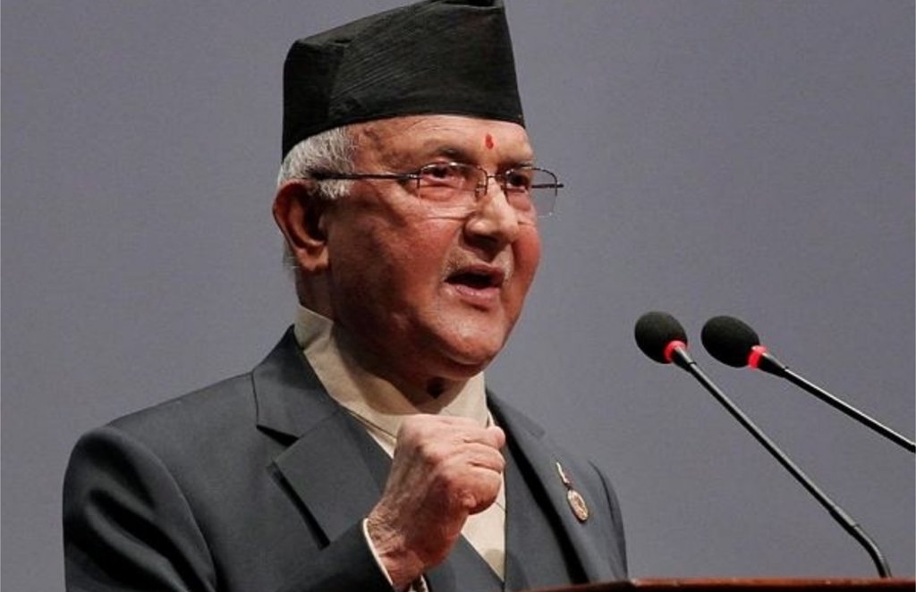 nepal , k p oli , pushp kamal prachanda