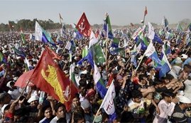 left, congress , isf