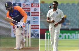 Virat Kohli Ravichandran Ashwin India vs England Motera Stadium Pink Ball Test