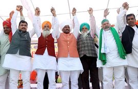 farmers protest