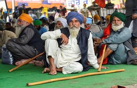 farmers protest