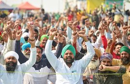 farmers protest