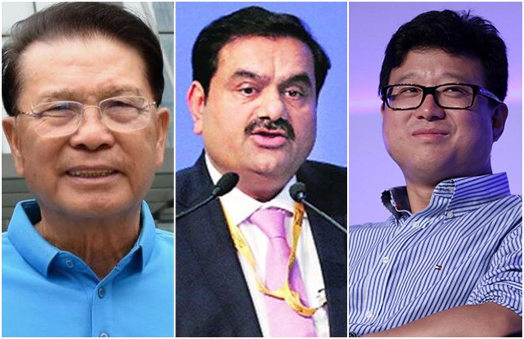 He Xiangjian,William Ding, gautam adani