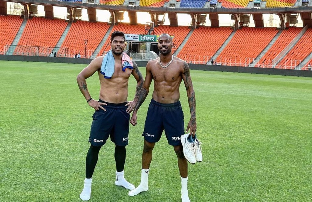 hardik pandya umesh yadav six packs abs India vs England