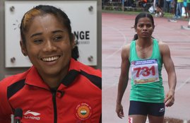 Hima Das, Hima Das wins, gold, Sprinter, Dutee Chand