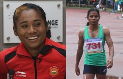 हिमा दास ने किया कमाल, 18 महीने बाद मैदान पर उतरते ही जीतीं गोल्ड मेडल; 100 मीटर में टॉप पर रहीं दुती चंद