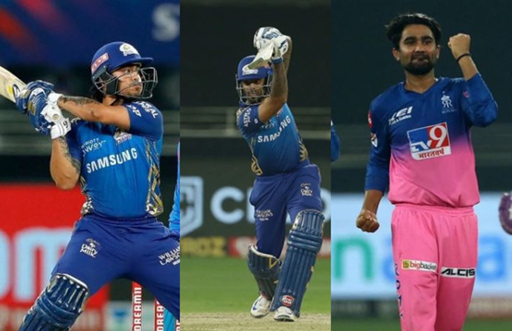 Suryakumar Yadav, Ishan Kishan, Rahul Tewatia