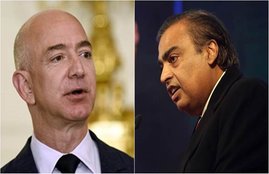 jeff bezos, mukesh ambani, amazon