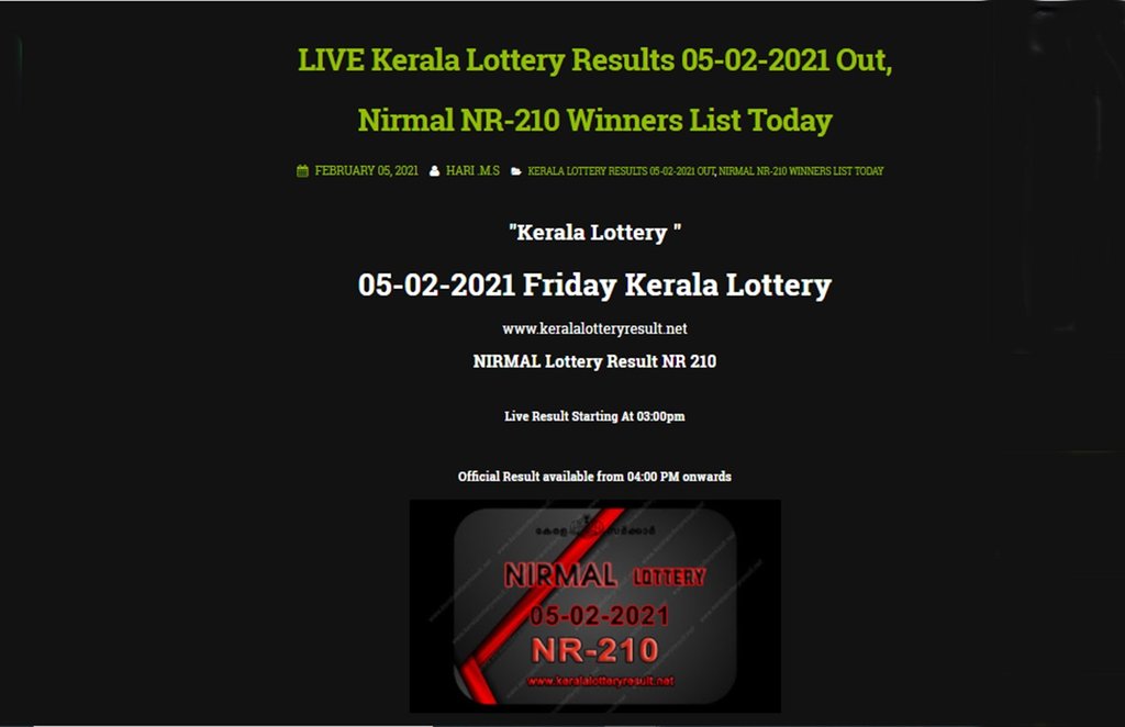 kerala lottery result, kerala lottery result today, kerala lottery results, nirmal lottery, nirmal lottery result,