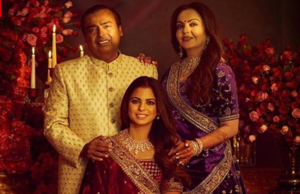 mukesh ambani, nita ambani, isha ambani mukesh ambani, nita ambani, isha ambani