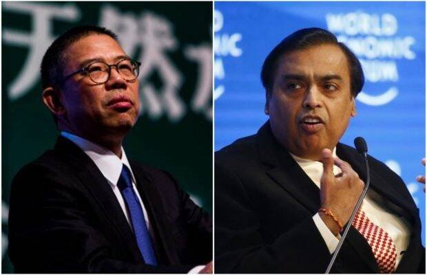 reliance industries, Mukesh Ambani, Zhong Shanshan