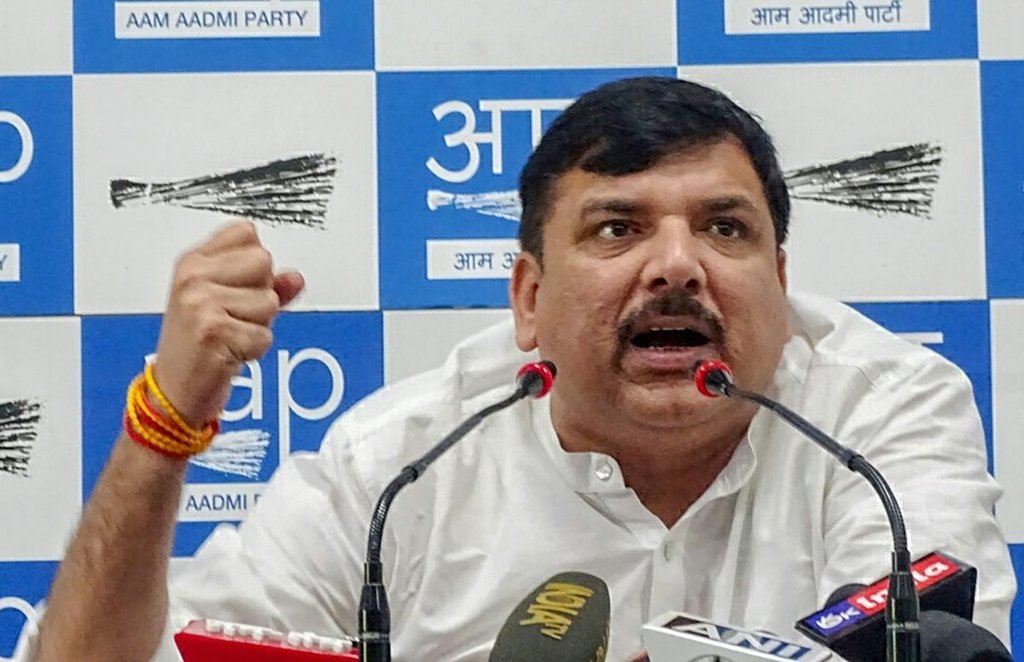 AAP , SANJAY SINGH , FARMERS