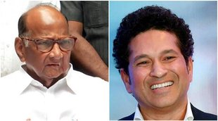 sharad pawar, Sachin Tendulkar