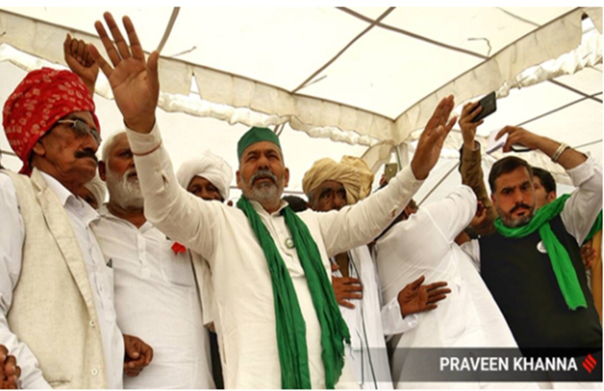 farmers protest, rakesh tikait, kisan aandolan