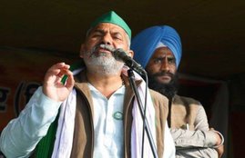 rakesh tikait, kisan mahapanchayat, farmers protest